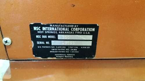 NSC Duo 300 Binding Machine. Working.
