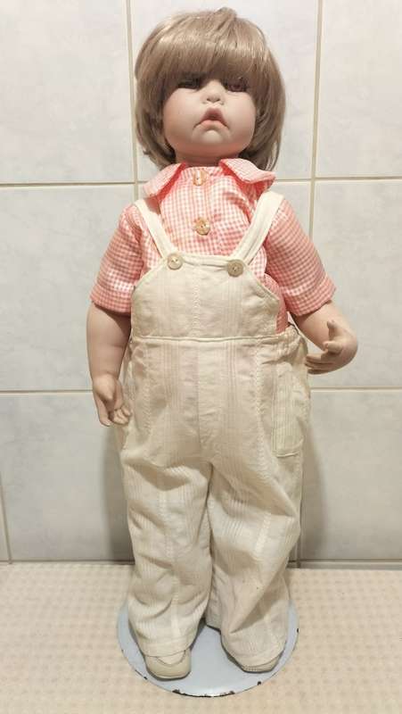Absolutely Magnificent Massive Jon Jon Cindy Rolfe Reproduction Bisque Doll - 60cm