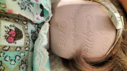 Absolutely Magnificent Massive Cindy Rolfe Reproduction Bisque Doll - 60cm