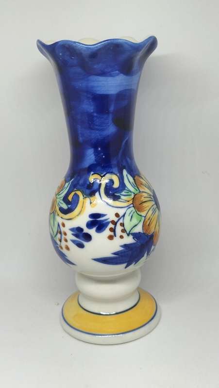 Beautiful Small Blue Vase - 14.5cm