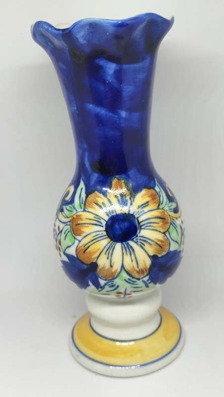 Beautiful Small Blue Vase - 14.5cm