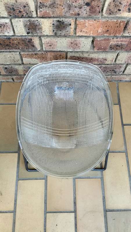 MAGNIFICENT One of a Kind MASSIVE Street Light Cover Converted into a Serving Bowl