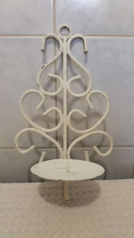 Wrought Iron Wall Candle Holder