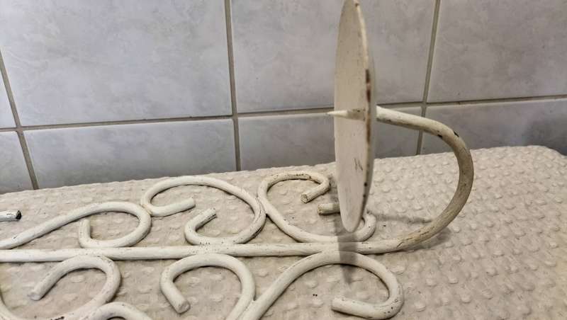 Wrought Iron Wall Candle Holder