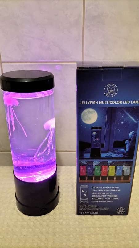 Striking Jellyfish Multi-Colour LED Lava Lamp