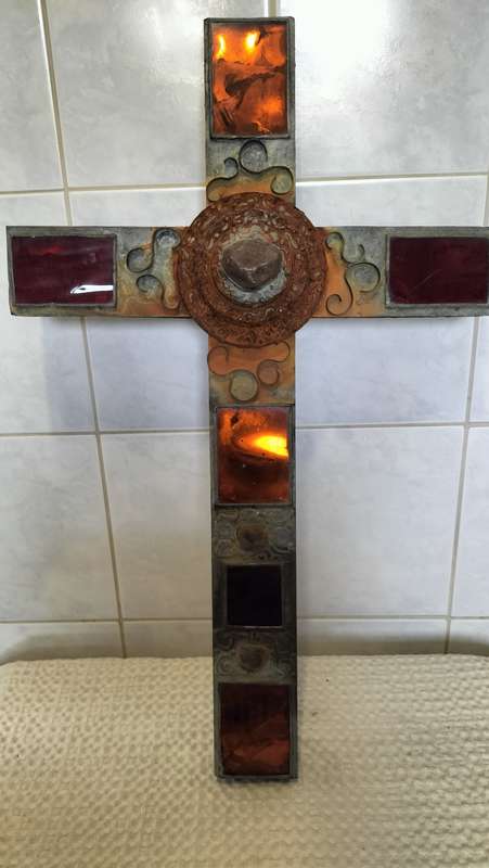 Beautiful Cross Wall Hanging 65cm x 41cm (9 Of 12)