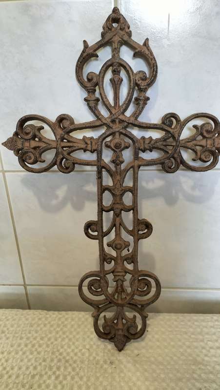 Beautiful Cross Wall Hanging 50cm x 33cm (10 Of 12)