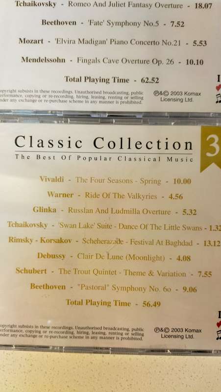 The Classic Collection 5 CD set