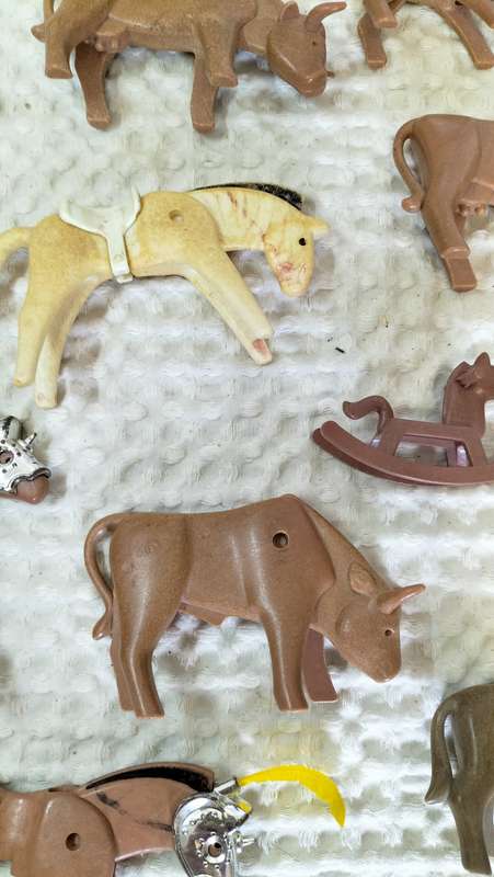Set of 11 Extremely Rare 1974 to 1979 Geobra Playmobil Animals