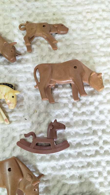 Set of 11 Extremely Rare 1974 to 1979 Geobra Playmobil Animals