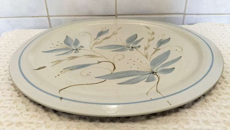 A Stunning Massive Vintage Earthenware Serving Platter