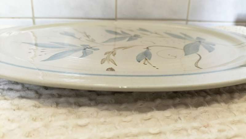 A Stunning Massive Vintage Earthenware Serving Platter