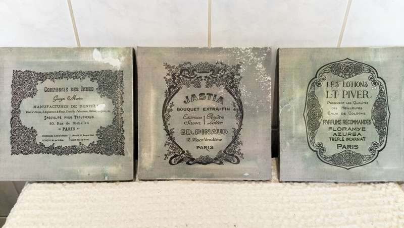 Collection Of 3 Antique-Look Canvasses