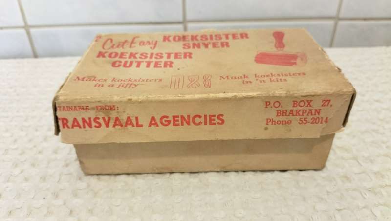 Vintage Cut Easy Koeksister Cutter in Original Box