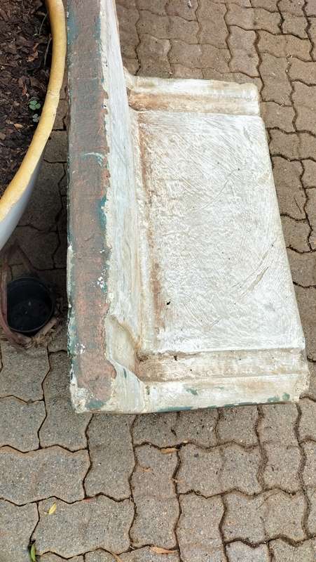 Very Unique Small Concrete Rocking Garden Bench (Collection Only)
