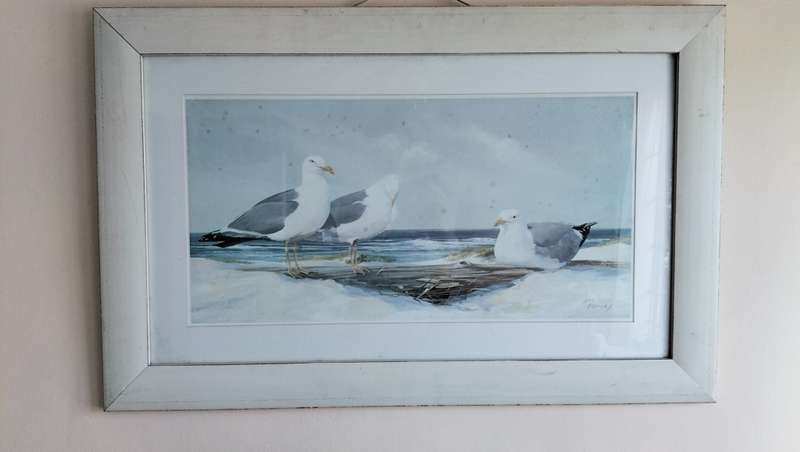 Stunningly Beautiful Framed Original Jacqueline Penney Watercolour Print On Board