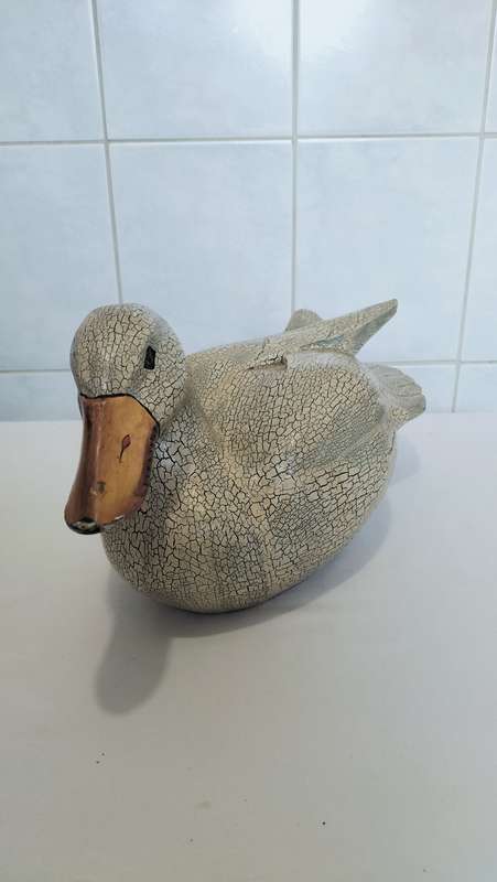 Magnificent Large Carved Wooden Duck