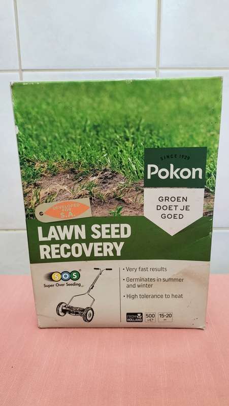 Sealed Pack Of Pokon 500gr 15 - 20m2 Lawn Seed
