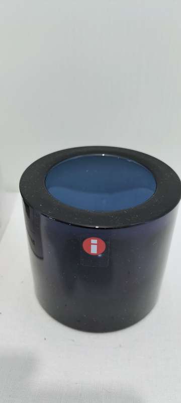 Stunning iittala Heikki Orvola Blue Votive T-light Candle Holder in Box