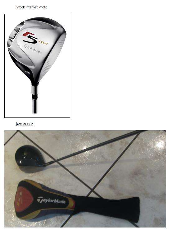 TAYLORMADE R-5 DUAL DRIVER