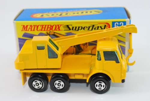 Matchbox Superfast 63A Dodge Crane truck ,Original box
