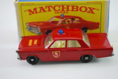 Matchbox Lesney 59 Galaxie Fire chief,Original box