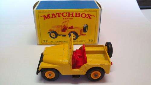 Matchbox Lesney #72 Jeep ,Excellent condition ,Mint box