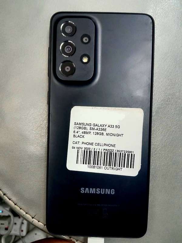Samsung A33 5G 128GB 6GB RAM - Awesome Black