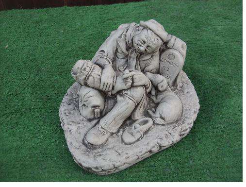 Cement Garden Ornament- Old Man resting