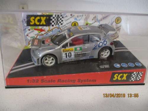 1/32 SCALE SCX SLOT CAR PEUGEOT 206 WRC