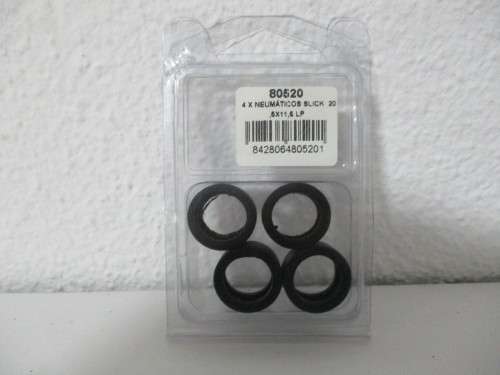1/32 SCALE NINCO SLOT CAR TYRES 4 X NEWMATICOS SLICK 20