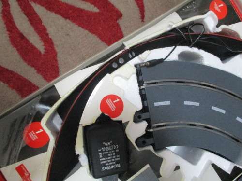1/32 SCALE SCX SLOT CAR SET.(NO CARS)