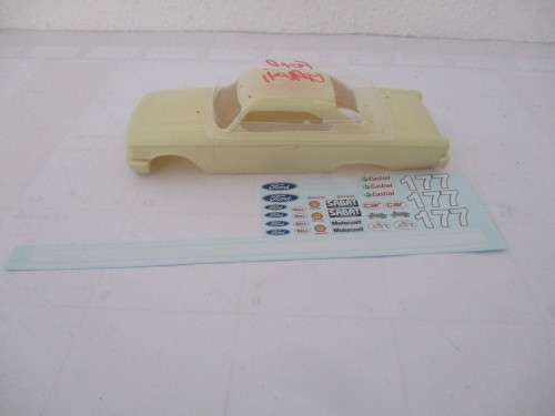 1/32 SCALE SLOT CAR RESIN BODY FORD GALAXIE AND DECALS
