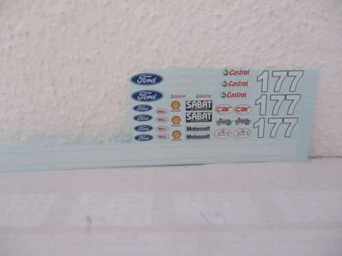 1/32 SCALE SLOT CAR RESIN BODY FORD GALAXIE AND DECALS
