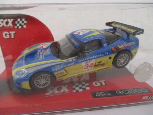 1/32 SCALE SCX SLOT CAR CHEVY CORVETTE C6R