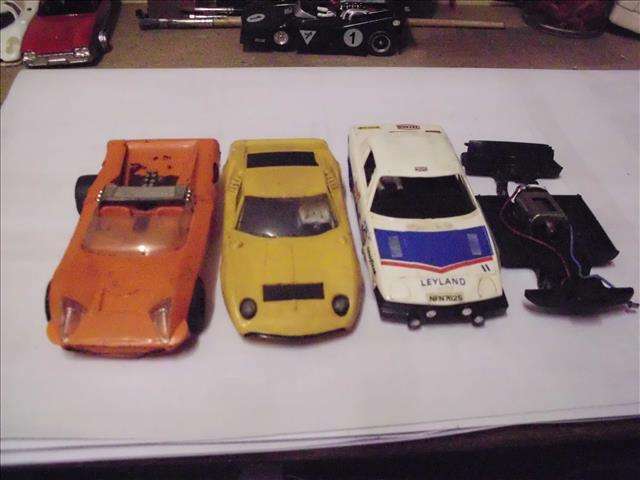 1:32 SCALE SLOT CAR - SCALEXTRIC BODIES x 3 & 1 x CHASSIS