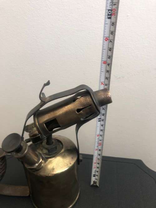 VINTAGE BRASS  `RADIUS `NO 52 MAX SIEVERT BLOW TORCH MADE IN SWEDEN