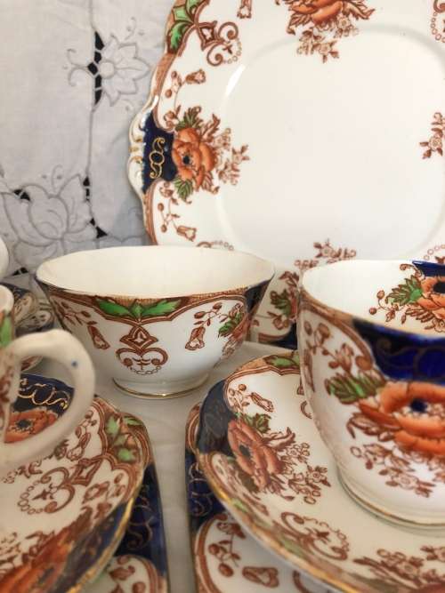 TEASET ENGLISH BONE CHINA # 2523 c1936  -1966