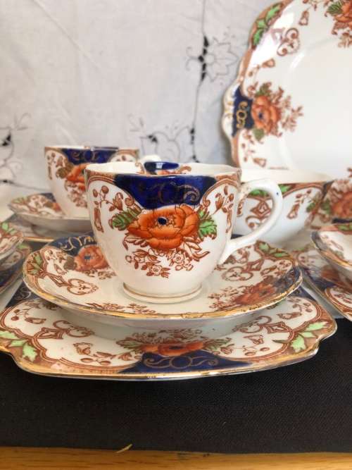 TEASET ENGLISH BONE CHINA # 2523 c1936  -1966