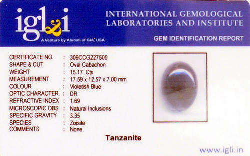 igli certified emerald stone