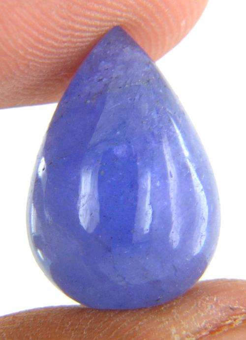 IGLI Certified 15.28 Carat Tanzanite Gemstone - Pear Cabochon