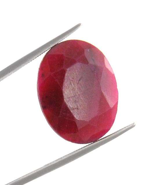 16.86 Ct IGLI Certified Oval Shape Ruby Gemstone - 18mm/14mm Blood Red Color
