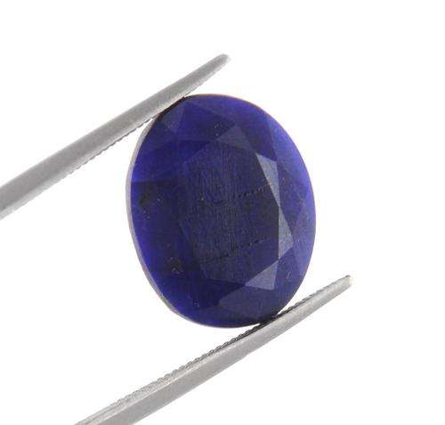 8.34 Ct IGL Certified Natural Blue Sapphire Gemstone - OVAL SHAPE for Jewelry Mountings