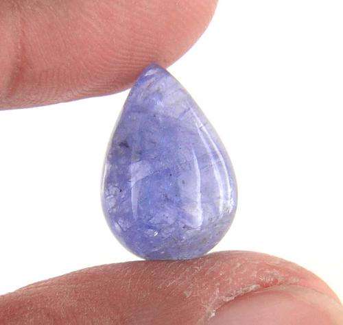 9.47 Ct Certified Pear Cabochon Natural Tanzanite Gemstone