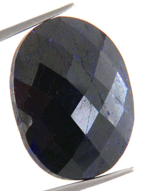 26.92 Carat Oval Faceted Natural Blue Sapphire Gemstone