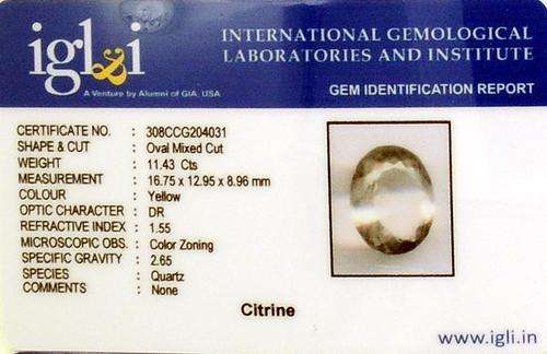igli certified emerald stone