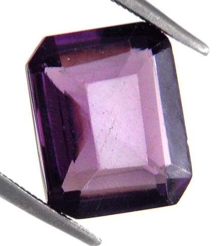 4.07 Ct MGL Certified Emerald Cut  Amethyst Gemstone - Top Quality AAA