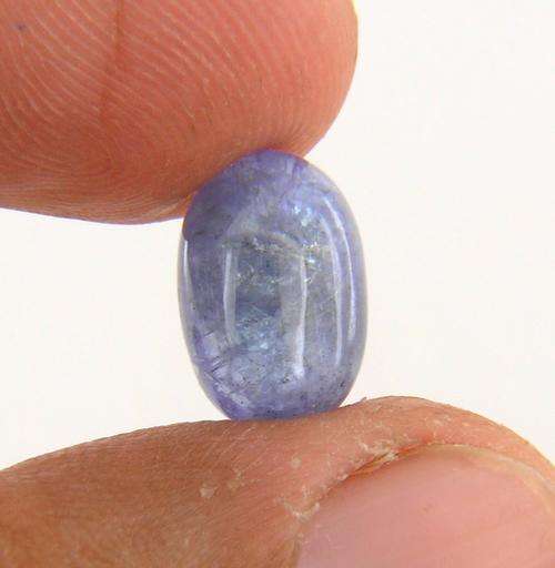 4.33 Ct Oval CabochonTanzanite Gemstone - IGLI Certified
