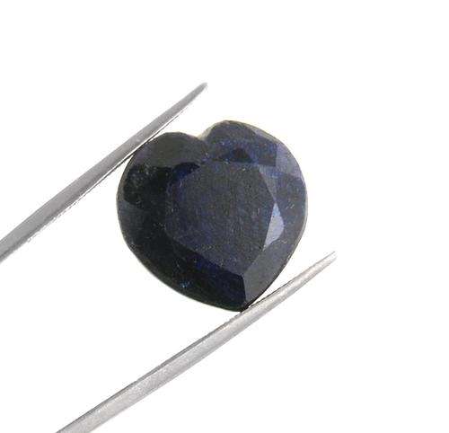 15.79 Ct Heart Cut Natural Blue Sapphire Gemstone - IGLI Certified - Unique Gift for Valentine