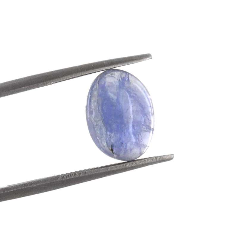 2.03 Ct Oval Cabochon Tanzanite Gemstone - IGLI Certified for Jewellery Mounting